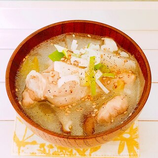 手作りは楽しい♪参鶏湯風鶏スープ